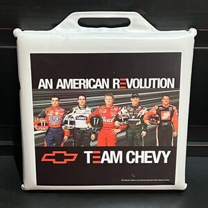 Vintage Y2K NASCAR Team Chevy An American Revolution Graphic Seat Cushion Promo